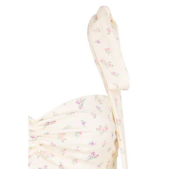 💕HOUSE OF CB💕 Alicia Midi Sundress ~ Lemon Floral Print Large - Picture 11 of 16